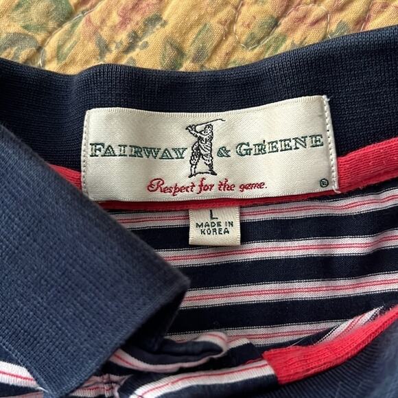 Fairway & Greene Quail Ridge Golf Polo - Stripes 100% mercerized cotton - L - Picture 4 of 8